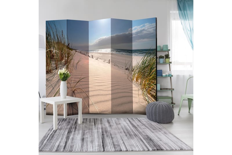 Rumdeler Beach In Mrzezyno 225x172 - Artgeist sp. z o. o. - Boligtilbehør - Rumdelere - Foldeskærm