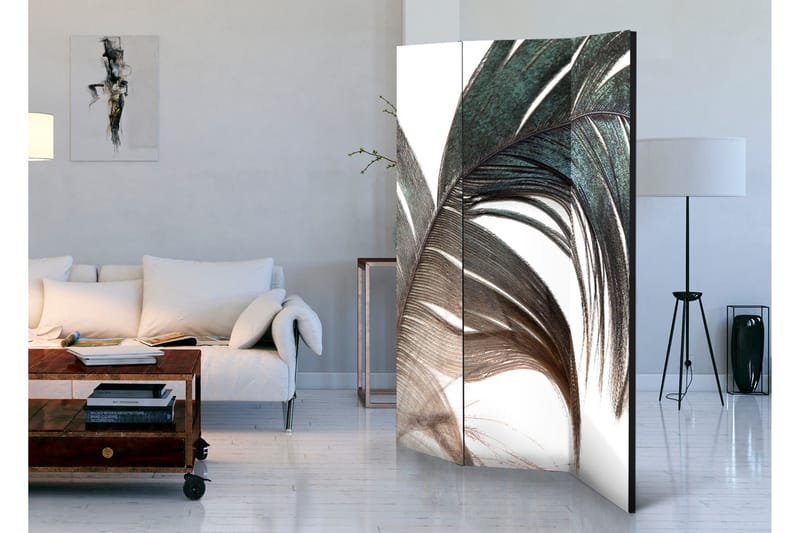 Rumdeler Beautiful Feather 135x172 - Artgeist sp. z o. o. - Boligtilbehør - Rumdelere - Foldeskærm