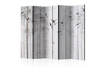 Rumdeler - Birds on Boards II 225x172 - Artgeist sp. z o. o. - Boligtilbehør - Rumdelere - Foldeskærm