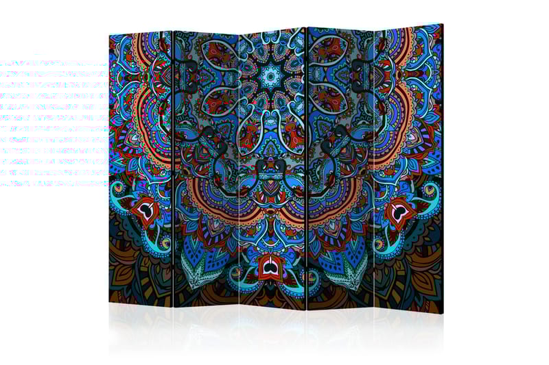 Rumdeler Blue Fantasy 225x172 - Artgeist sp. z o. o. - Boligtilbehør - Rumdelere - Foldeskærm