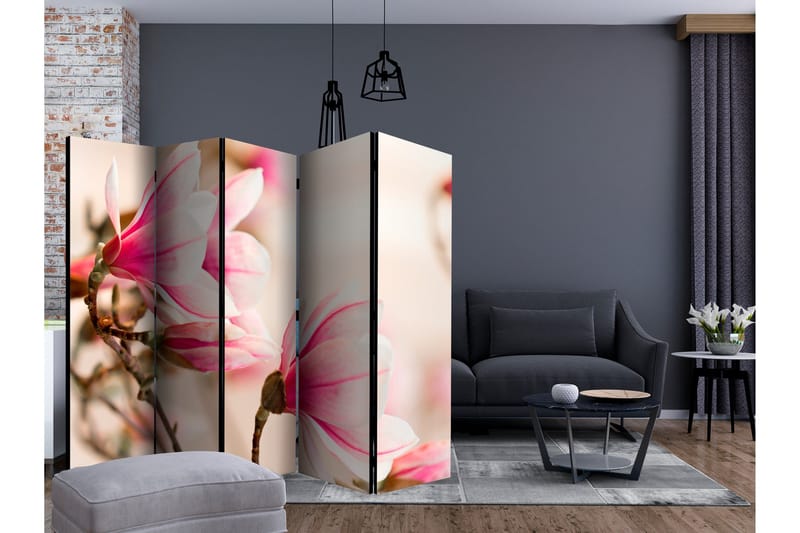 Rumdeler - Branch of magnolia tree II 225x172 - Artgeist sp. z o. o. - Boligtilbehør - Rumdelere - Foldeskærm