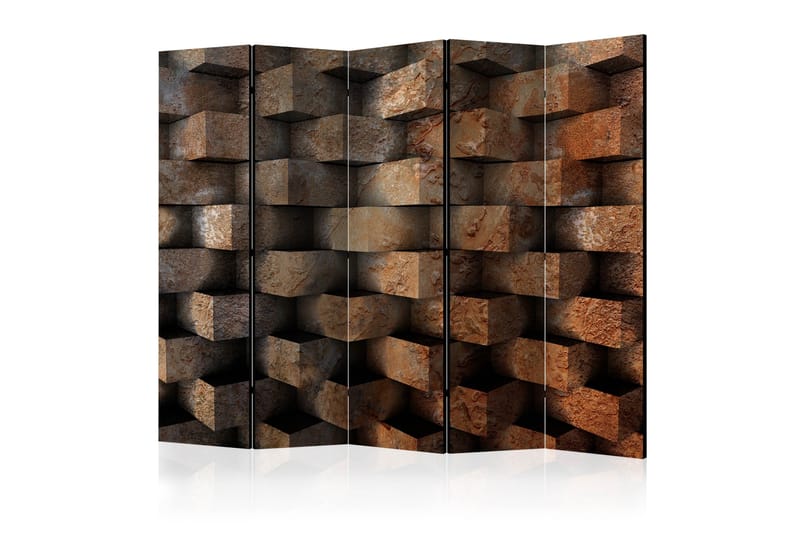 Rumdeler - Brick  braid  II 225x172 - Artgeist sp. z o. o. - Foldeskærm - Rumdelere