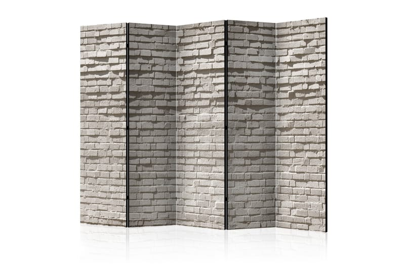Rumdeler - Brick Wall: Minimalism II 225x172 - Artgeist sp. z o. o. - Foldeskærm - Rumdelere