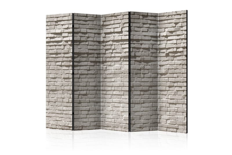 Rumdeler - Brick Wall: Minimalism II 225x172 - Artgeist sp. z o. o. - Boligtilbehør - Rumdelere - Foldeskærm