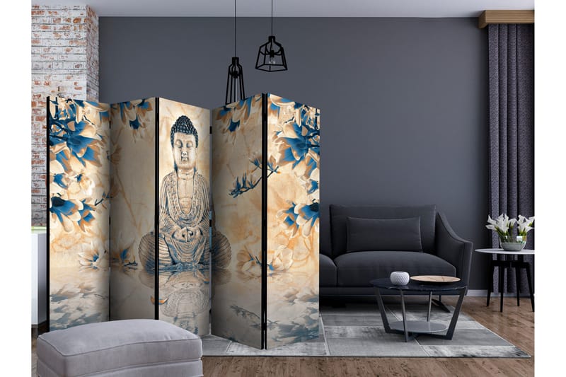 Rumdeler Buddha of Prosperity II 225x172 cm - Artgeist sp. z o. o. - Boligtilbehør - Rumdelere - Foldeskærm