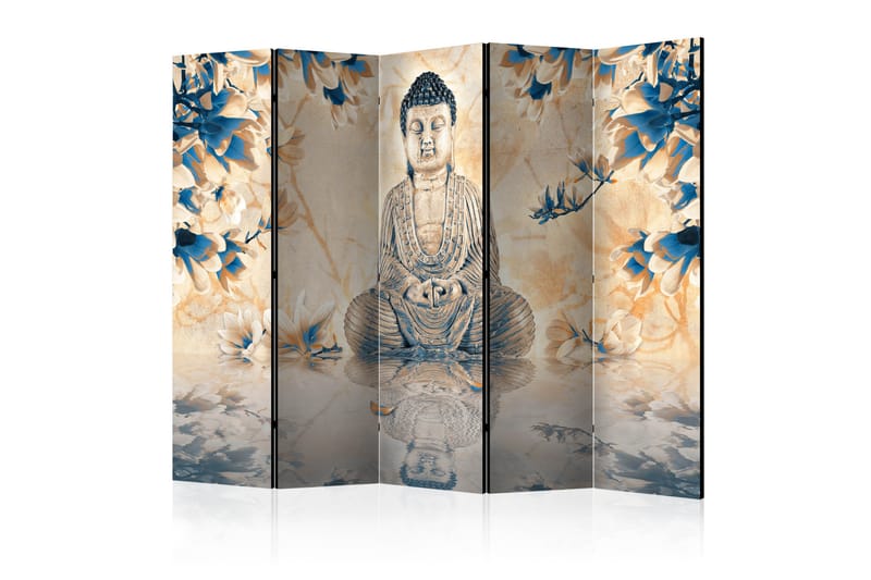 Rumdeler Buddha of Prosperity II 225x172 cm - Artgeist sp. z o. o. - Foldeskærm - Rumdelere
