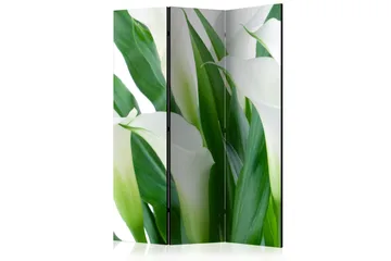 Rumdeler Bunch of Flowers - Callas 135x172 cm - Artgeist sp. z o. o. - Boligtilbehør - Rumdelere - Foldeskærm