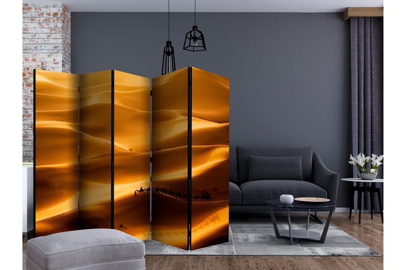 Rumdeler Caravan of Camels II 225x172 cm - Artgeist sp. z o. o. - Boligtilbehør - Rumdelere - Foldeskærm
