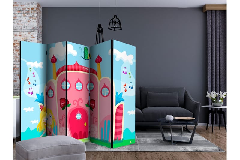 Rumdeler - Castle II 225x172 - Artgeist sp. z o. o. - Boligtilbehør - Rumdelere - Foldeskærm