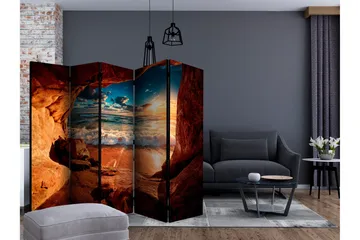 Rumdeler - Cave: Beach II 225x172 - Artgeist sp. z o. o. - Boligtilbehør - Rumdelere - Foldeskærm