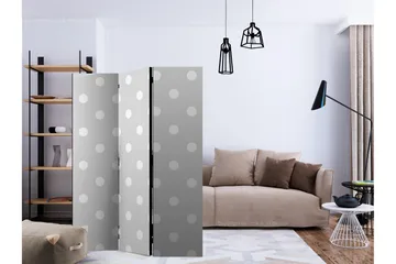 Rumdeler Cheerful Polka Dots 135x172 cm - Artgeist sp. z o. o. - Boligtilbehør - Rumdelere - Foldeskærm