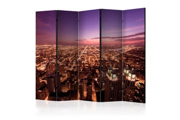 Rumdeler Chicago Panorama II 225x172 cm - Artgeist sp. z o. o. - Boligtilbehør - Rumdelere - Foldeskærm