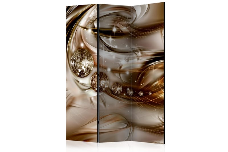 Rumdeler Chocolate Tide 135x172 - Artgeist sp. z o. o. - Boligtilbehør - Rumdelere - Foldeskærm