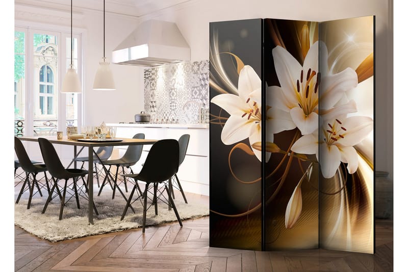 Rumdeler Circle Of Light 135x172 - Artgeist sp. z o. o. - Boligtilbehør - Rumdelere - Foldeskærm