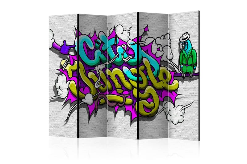 Rumdeler - City Jungle - graffiti II 225x172, Artgeist sp. z o. o.