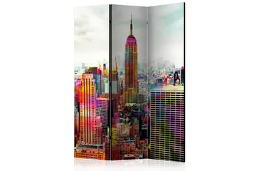 Rumdeler Colors of New York City 135x172 cm - Artgeist sp. z o. o. - Boligtilbehør - Rumdelere - Foldeskærm