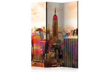 Rumdeler Colors of New York City III 135x172 cm - Artgeist sp. z o. o. - Boligtilbehør - Rumdelere - Foldeskærm