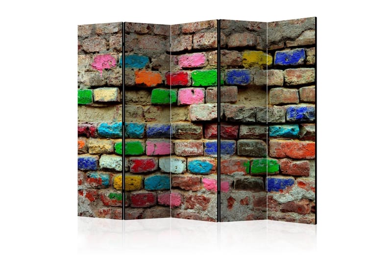 Rumdeler - Colourful Bricks II 225x172, Artgeist sp. z o. o.