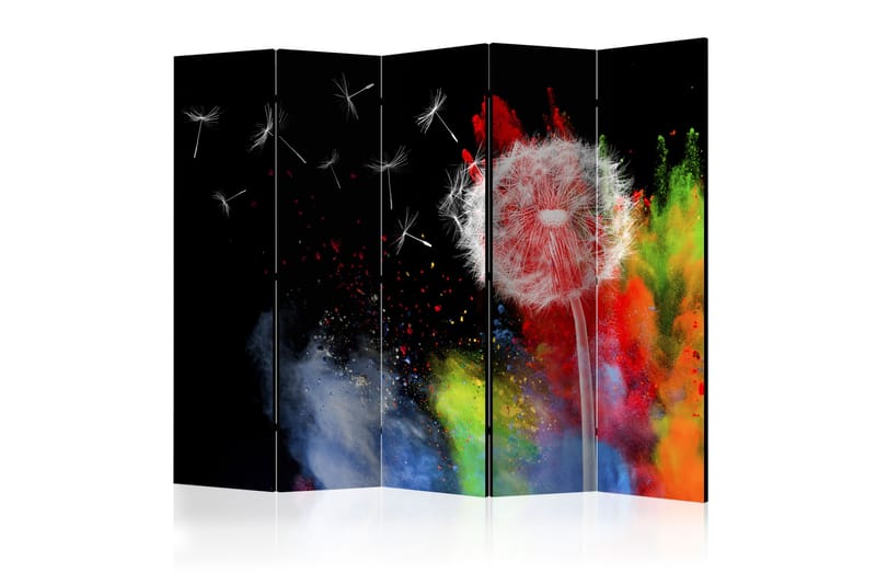 Rumdeler Colourful Element 225x172 - Artgeist sp. z o. o. - Boligtilbehør - Rumdelere - Foldeskærm