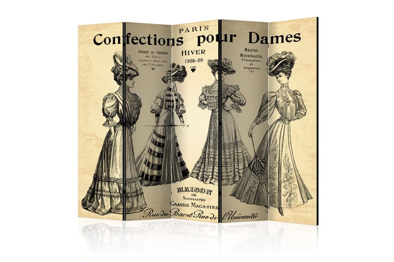 Rumdeler Confections Pour Dames 225x172 - Artgeist sp. z o. o. - Boligtilbehør - Rumdelere - Foldeskærm