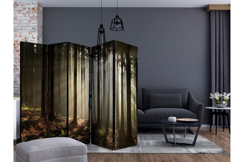 Rumdeler Coniferous Forest II 225x172 cm - Artgeist sp. z o. o. - Boligtilbehør - Rumdelere - Foldeskærm