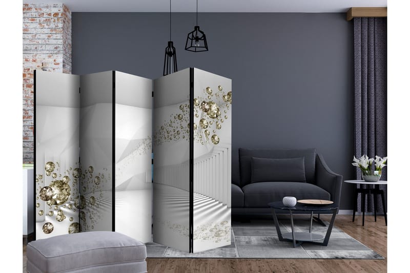 Rumdeler - Corridor of Diamonds II 225x172 - Artgeist sp. z o. o. - Boligtilbehør - Rumdelere - Foldeskærm
