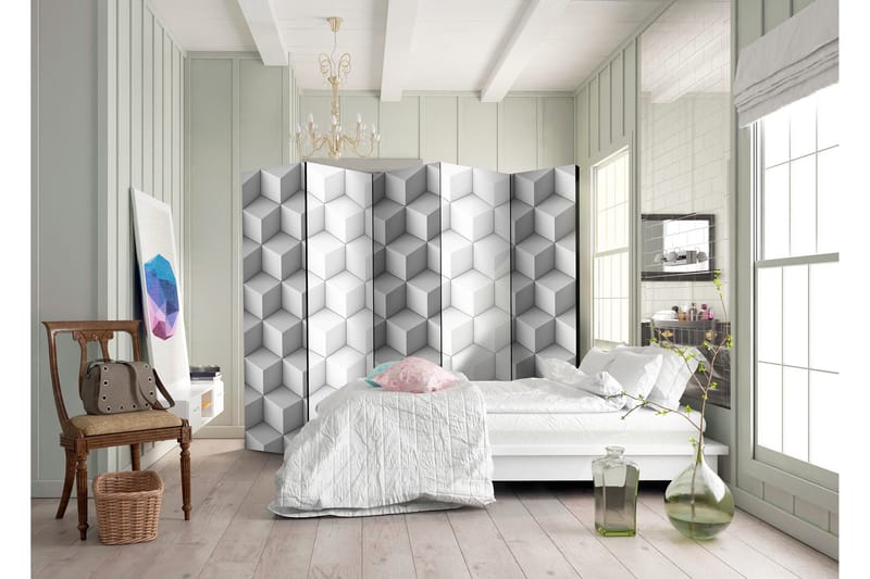 Rumdeler Cube 225x172 - Artgeist sp. z o. o. - Boligtilbehør - Rumdelere - Foldeskærm