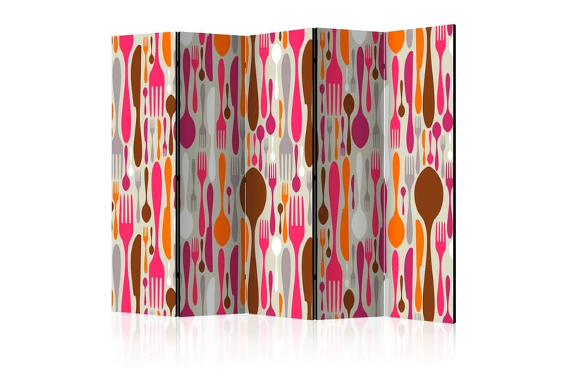 Rumdeler - Cutlery - pink and violet II 225x172, Artgeist sp. z o. o.