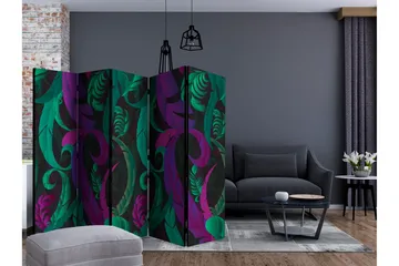 Rumdeler Dance of Feathers II 225x172 cm - Artgeist sp. z o. o. - Boligtilbehør - Rumdelere - Foldeskærm