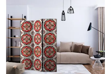 Rumdeler Dance of Red Line 135x172 cm - Artgeist sp. z o. o. - Boligtilbehør - Rumdelere - Foldeskærm
