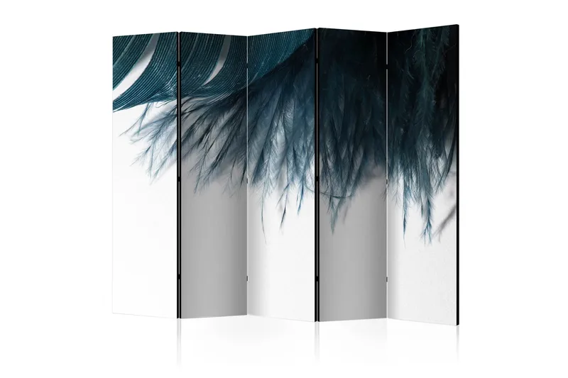 Rumdeler Dark Blue Feather 225x172, Artgeist sp. z o. o.