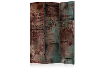 Rumdeler Dark Metal Sheet 135x172 cm - Artgeist sp. z o. o. - Boligtilbehør - Rumdelere - Foldeskærm