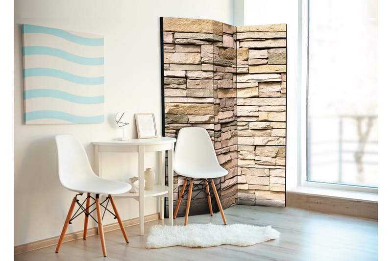 Rumdeler Decorative Stone 135x172 - Artgeist sp. z o. o. - Boligtilbehør - Rumdelere - Foldeskærm