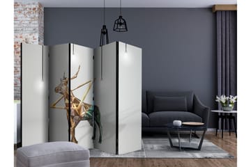 Rumdeler - deer (3D) II 225x172 - Artgeist sp. z o. o. - Boligtilbehør - Rumdelere - Foldeskærm