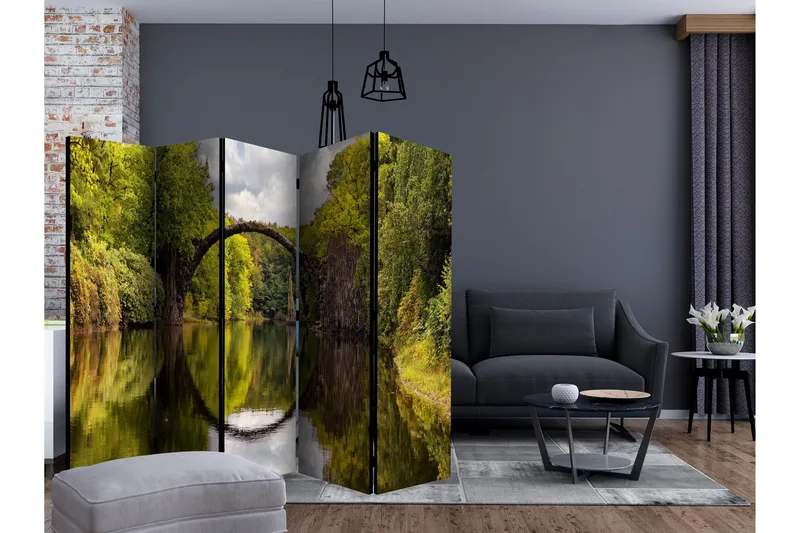 Rumdeler - Devil's Bridge in Kromlau,Germany  II 225x172 - Artgeist sp. z o. o. - Boligtilbehør - Rumdelere - Foldeskærm