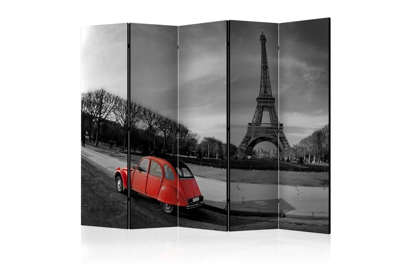 Rumdeler - Eiffel Tower and red car II 225x172, Artgeist sp. z o. o.