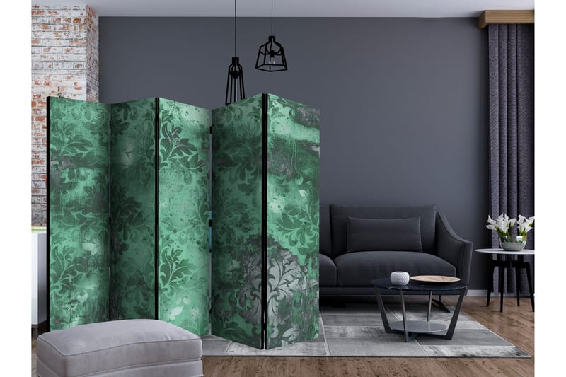 Rumdeler Emerald Memory II 225x172 cm - Artgeist sp. z o. o. - Boligtilbehør - Rumdelere - Foldeskærm