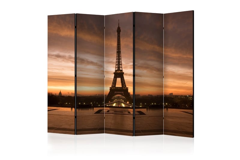 Rumdeler Evening Colours of Paris II 225x172 cm - Artgeist sp. z o. o. - Boligtilbehør - Rumdelere - Foldeskærm