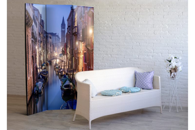 Rumdeler Evening In Venice 135x172 - Artgeist sp. z o. o. - Boligtilbehør - Rumdelere - Foldeskærm