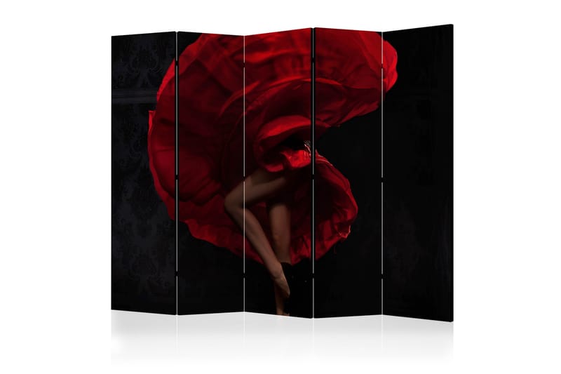 Rumdeler - Flamenco dancer II 225x172 - Artgeist sp. z o. o. - Boligtilbehør - Rumdelere - Foldeskærm