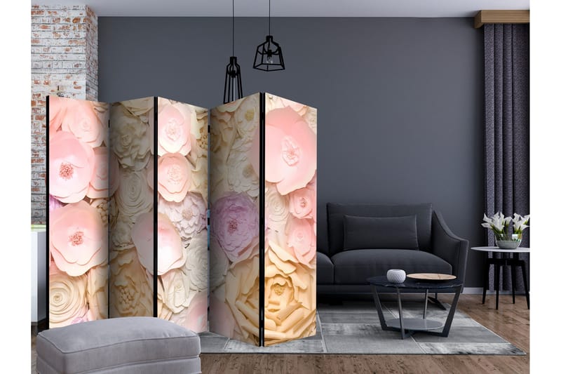 Rumdeler Flower Bouquet II 225x172 cm - Artgeist sp. z o. o. - Boligtilbehør - Rumdelere - Foldeskærm
