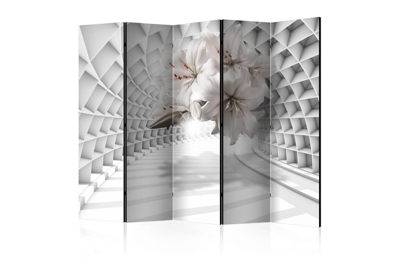Rumdeler - Flowers in the Tunnel II 225x172 - Artgeist sp. z o. o. - Boligtilbehør - Rumdelere - Foldeskærm