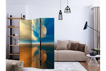 Rumdeler Fly Me To the Moon 135x172 cm - Artgeist sp. z o. o. - Boligtilbehør - Rumdelere - Foldeskærm