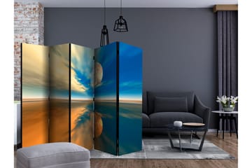 Rumdeler Fly Me To the Moon II 225x172 cm - Artgeist sp. z o. o. - Boligtilbehør - Rumdelere - Foldeskærm