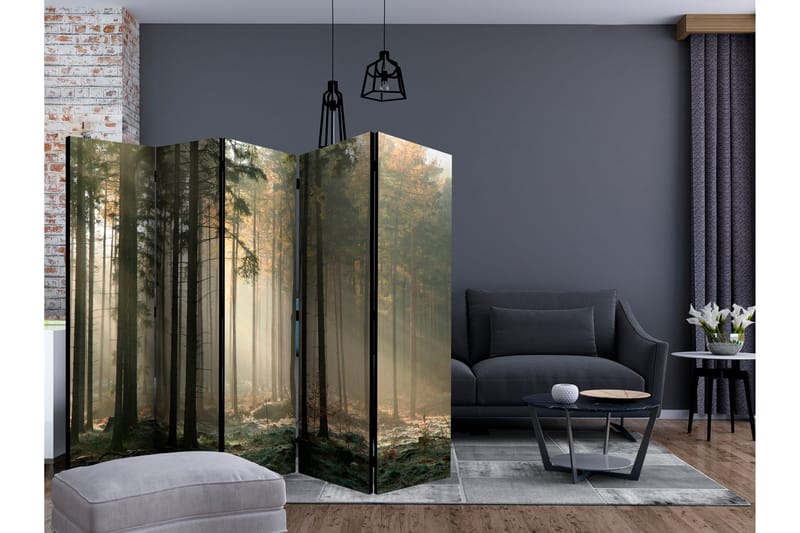 Rumdeler Foggy November Morning II 225x172 cm - Artgeist sp. z o. o. - Boligtilbehør - Rumdelere - Foldeskærm