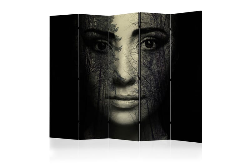 Rumdeler - Forest mask II 225x172 - Artgeist sp. z o. o. - Boligtilbehør - Rumdelere - Foldeskærm