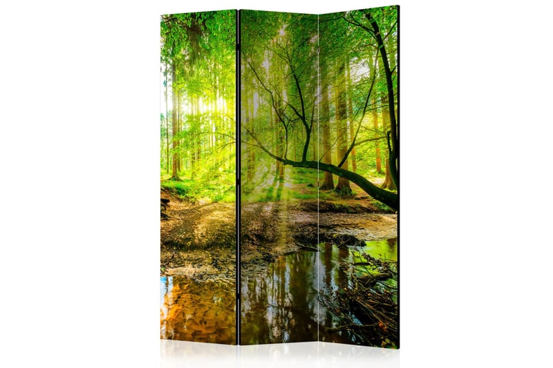 Rumdeler - Forest Stream 135x172 - Artgeist sp. z o. o. - Foldeskærm - Rumdelere