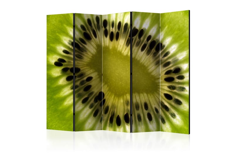 Rumdeler - fruits: kiwi II 225x172 - Artgeist sp. z o. o. - Foldeskærm - Rumdelere
