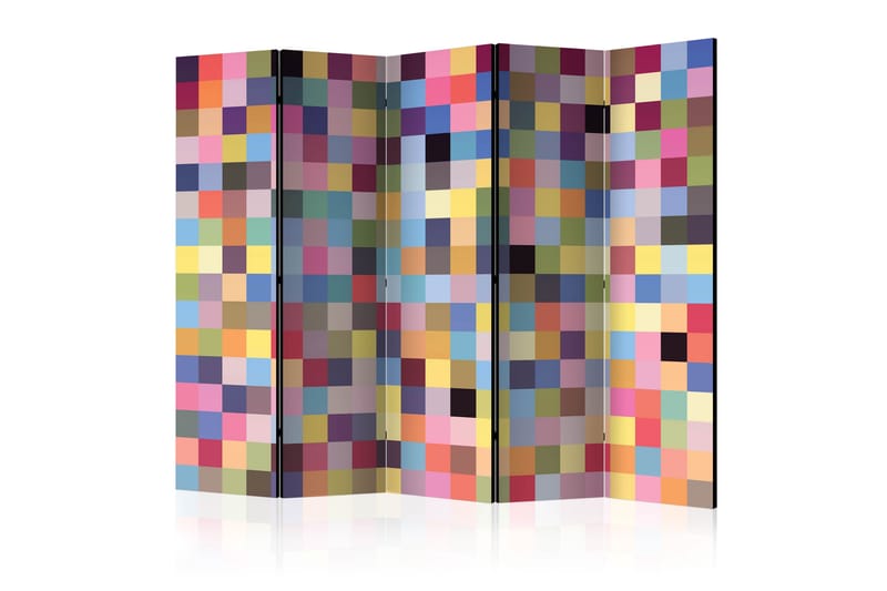 Rumdeler Full Range of Colors II 225x172 cm - Artgeist sp. z o. o. - Foldeskærm - Rumdelere