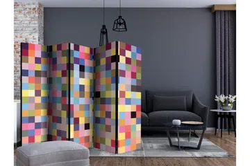 Rumdeler Full Range of Colors II 225x172 cm - Artgeist sp. z o. o. - Boligtilbehør - Rumdelere - Foldeskærm